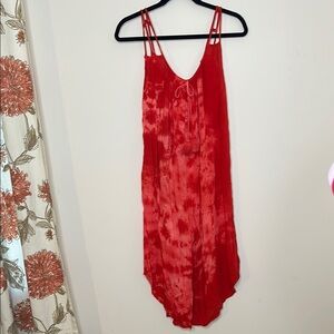 Band of Gypsies Red Bohemian Jumpsuit